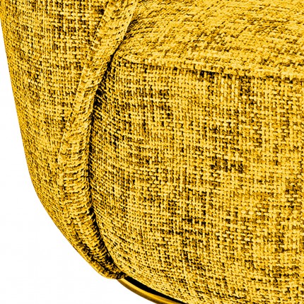 Swivel Armchair Ellie yellow Kare Design