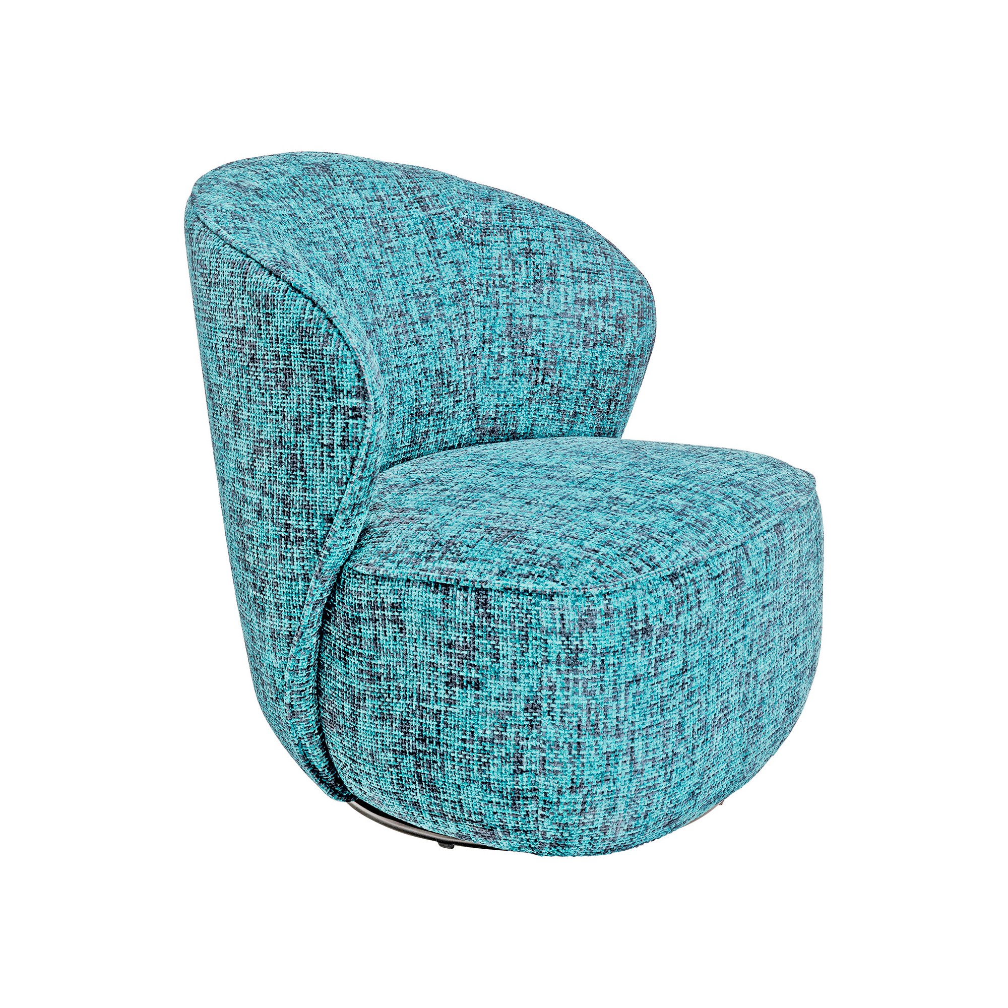 Draaifauteuil Ellie turquoise Kare Design