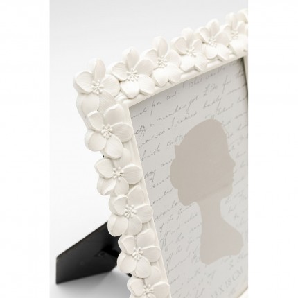 Picture Frame flowers 18x23cm white Kare Design