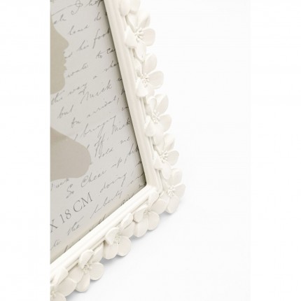 Picture Frame flowers 18x23cm white Kare Design