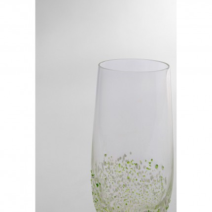 Champagneglazen Confetti groen (6/set) Kare Design