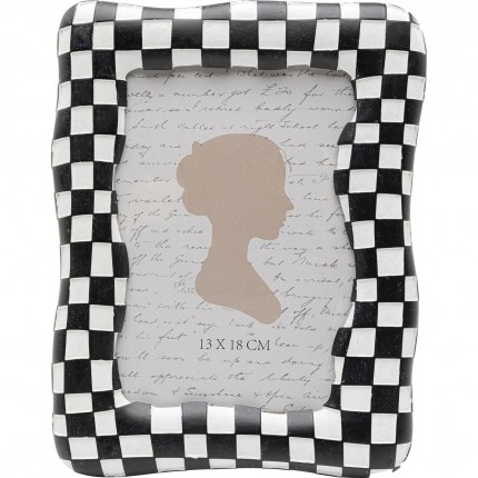 Picture Frame Checker black 18x24cm Kare Design