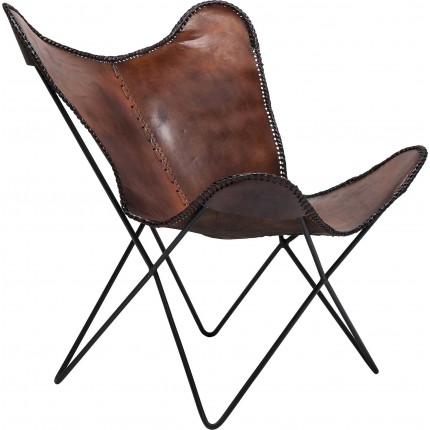 Armchair Butterfly Brown Econo Kare Design