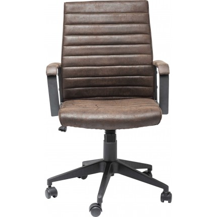 Swivel Office Chair Labora Brown Kare Design