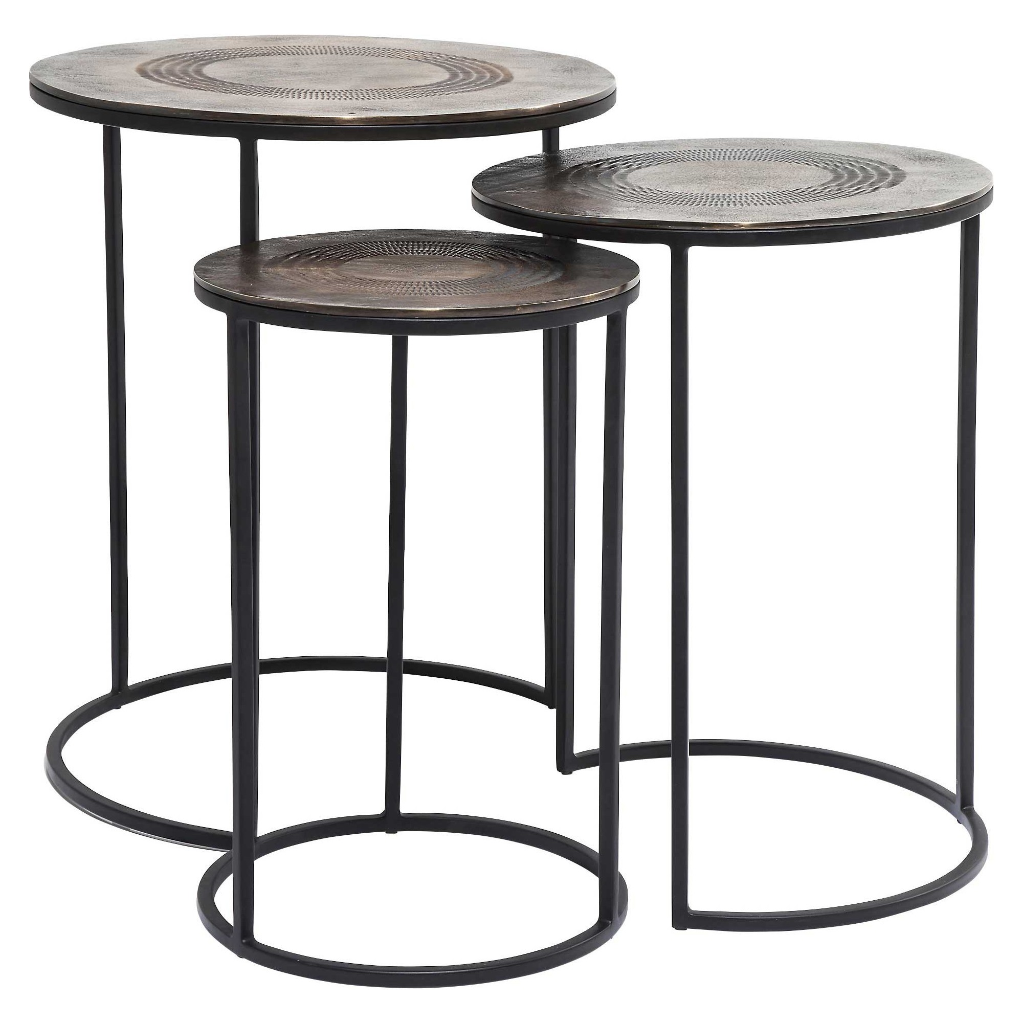 Side Table Marrakesh (3/Set) Ø48cm Kare Design