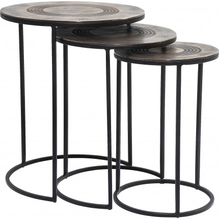 Side Table Marrakesh (3/Set) Ø48cm Kare Design