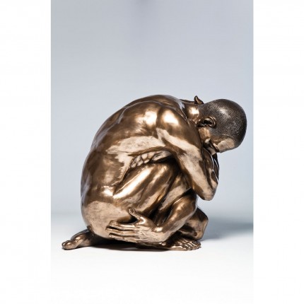 Deco Nude Man Hug Bronze 54cm Kare Design