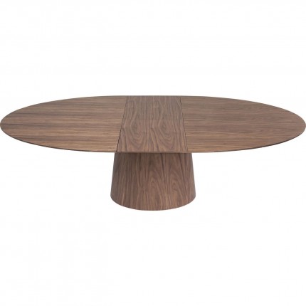 Extension Table Benvenuto oval walnut Kare Design