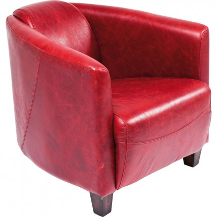 Armchair Cigar Lounge red Kare Design