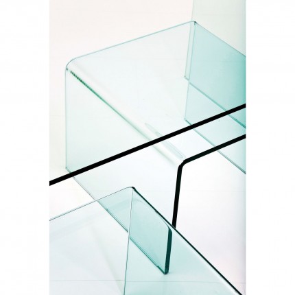 Salontafel Visible Clear (3/Set) Kare Design