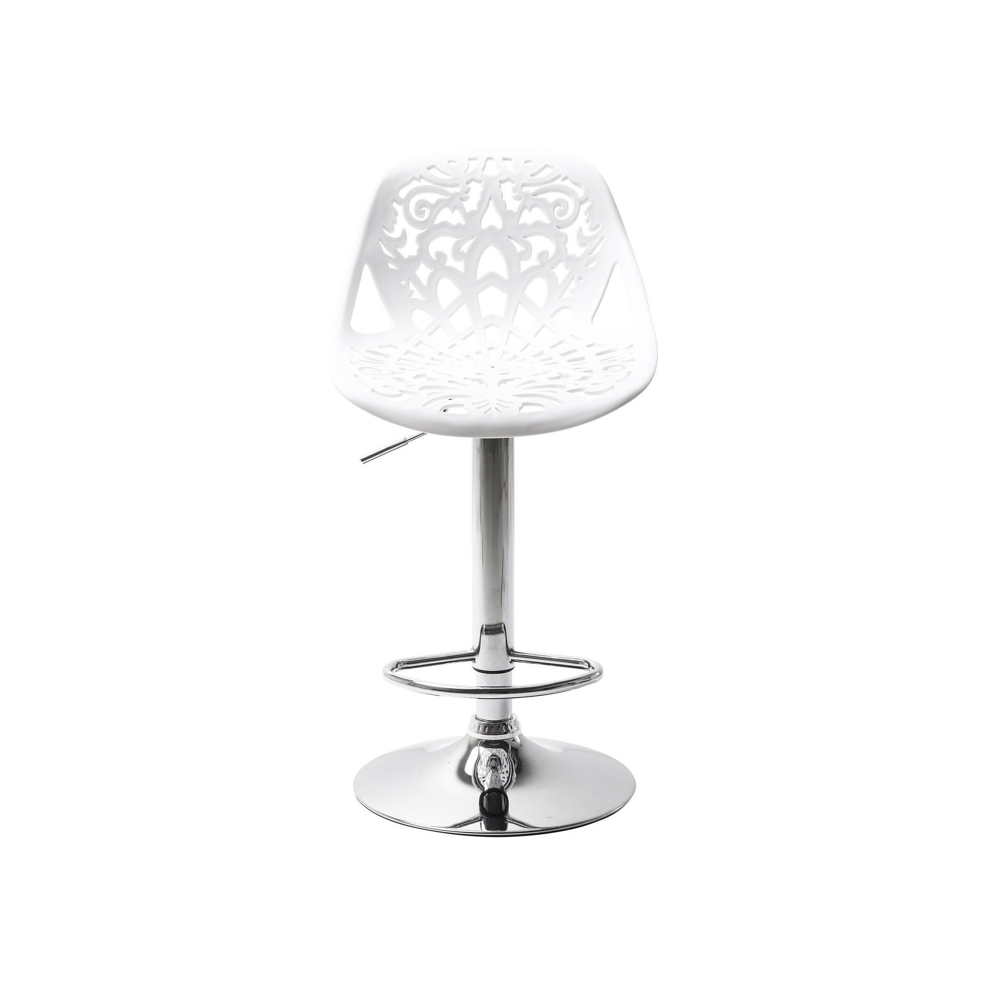 Tabouret de Bar Ornament blanc Kare Design 