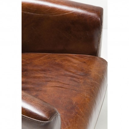 Armchair Cigar Lounge dark brown Kare Design