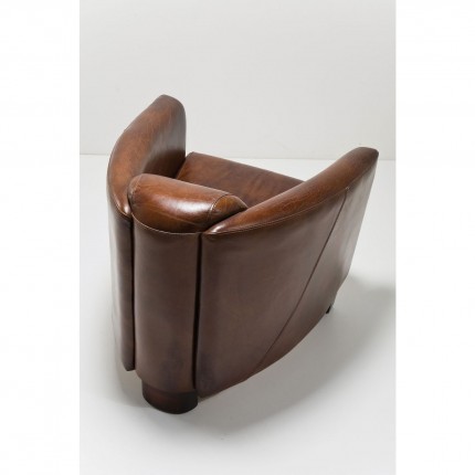 Armchair Cigar Lounge dark brown Kare Design