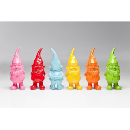 Deco gnome multicolor (6/Set) Kare Design