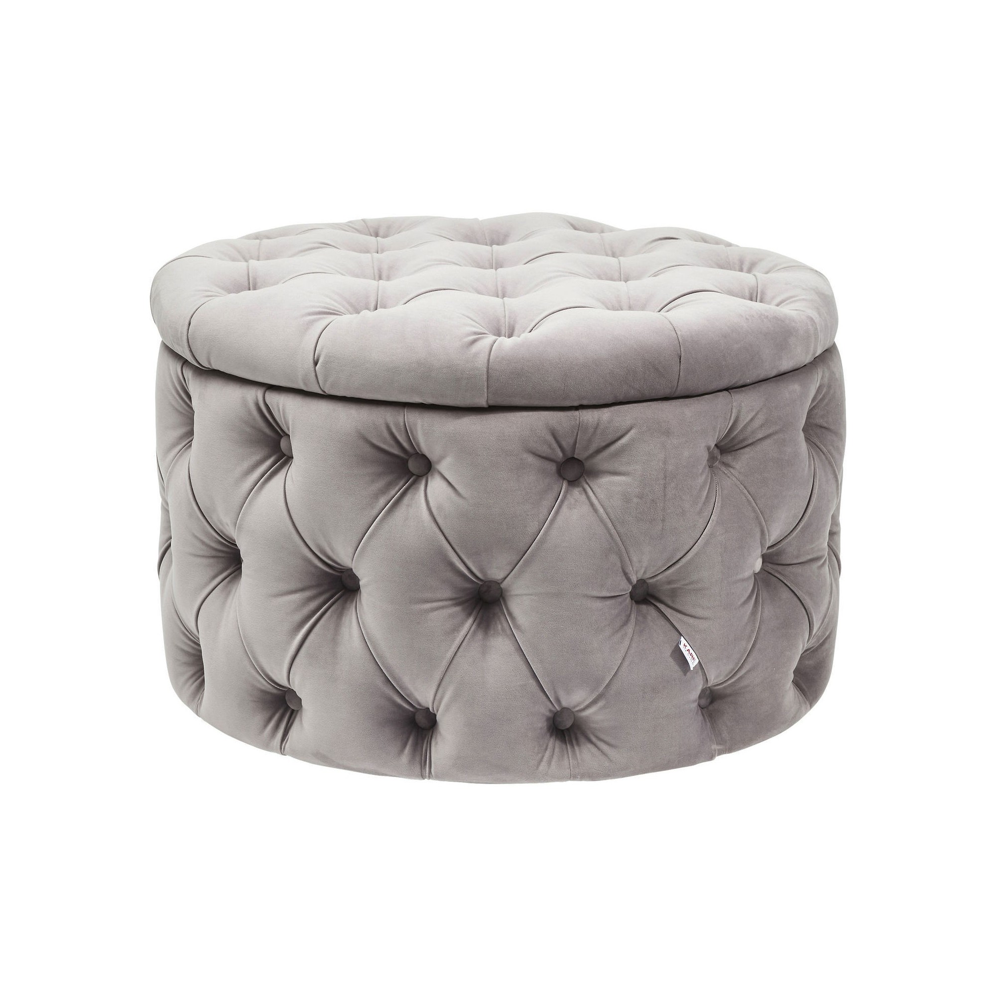 Pouf Coffre Desire gris Kare Design