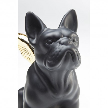 Deco black bulldog golden wings Kare Design