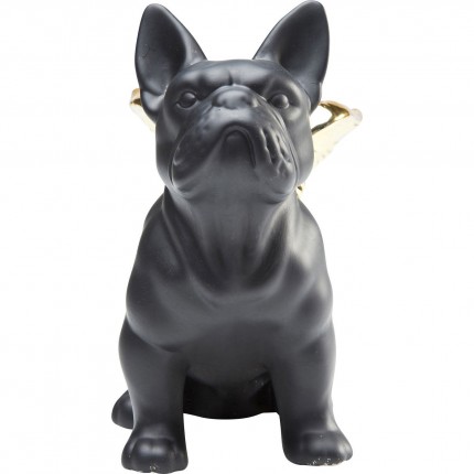 Deco black bulldog golden wings Kare Design