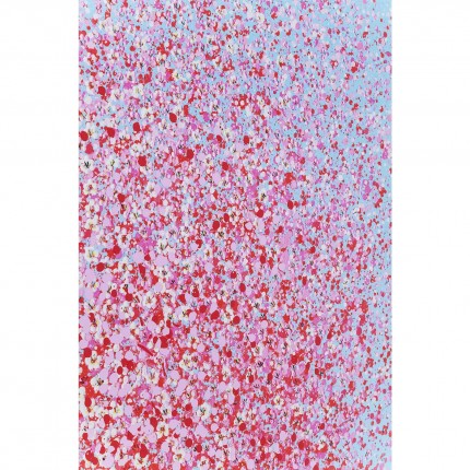 Schilderij Flower Boat Blue Pink 100x80cm Kare Design