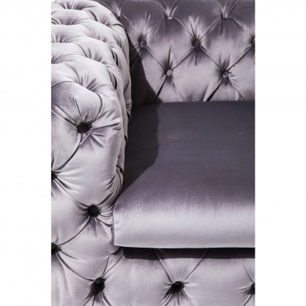 Armchair Desire velvet grey Kare Design