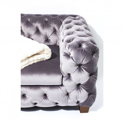 Sofa Desire 3-Seater velvet grey Kare Design