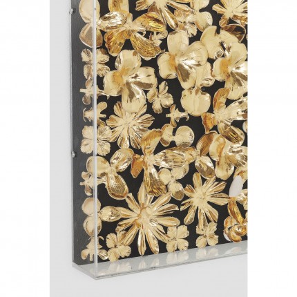 Decoratief frame Gold Flower 120x120cm Kare Design