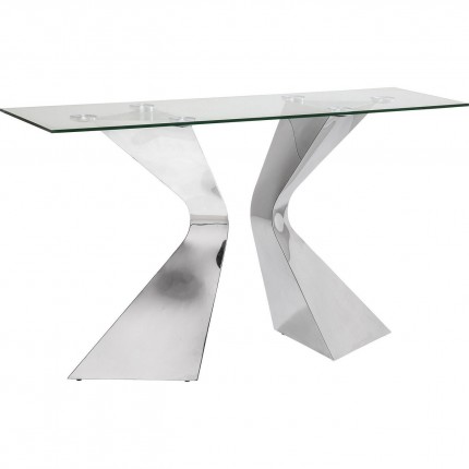 Console Gloria 140x45cm chrome Kare Design