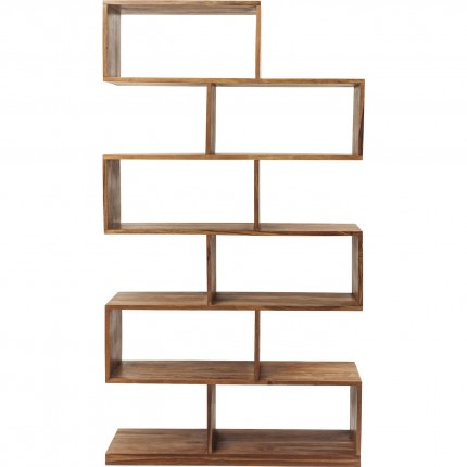 Bookshelf Authentico Zig Zag 180x100cm Kare Design