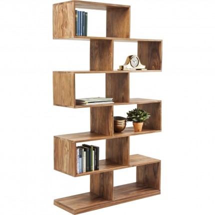 Bookshelf Authentico Zig Zag 180x100cm Kare Design