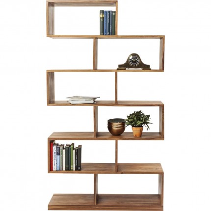 Bookshelf Authentico Zig Zag 180x100cm Kare Design