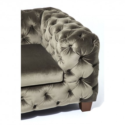 Sofa Desire 3-Zits fluweel groen Kare Design