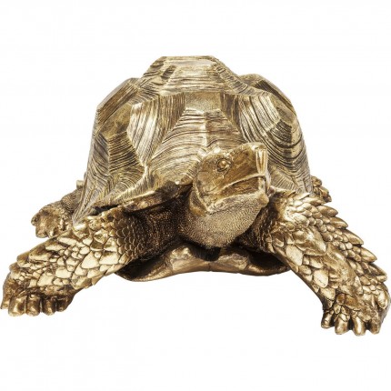 Decoratie Turtle Gouden XL Kare Design