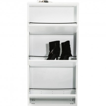 Shoe Container Caruso white 3 drawers Kare Design