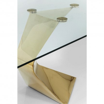 Table Gloria 200x100cm gold Kare Design