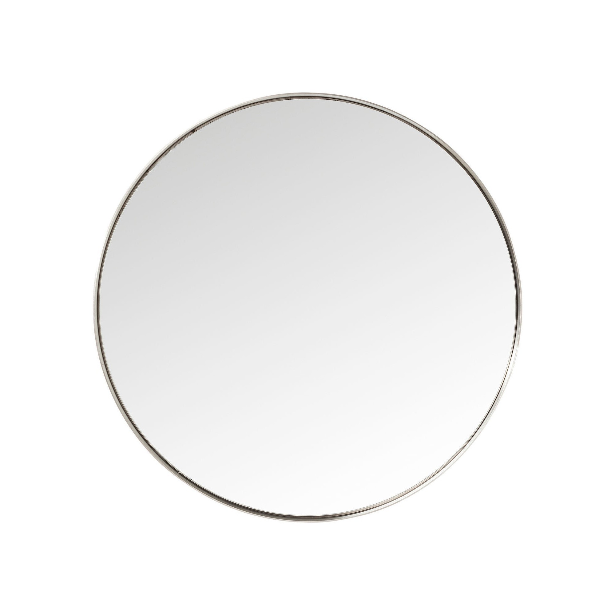 Miroir Curve rond inox 100cm Kare Design