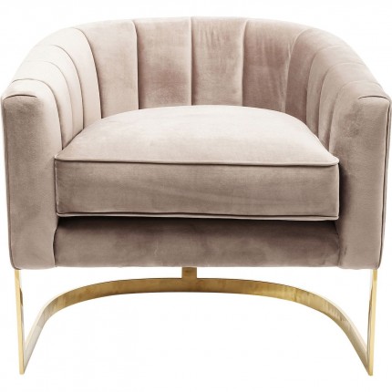 Armchair Pure Elegance velvet Kare Design