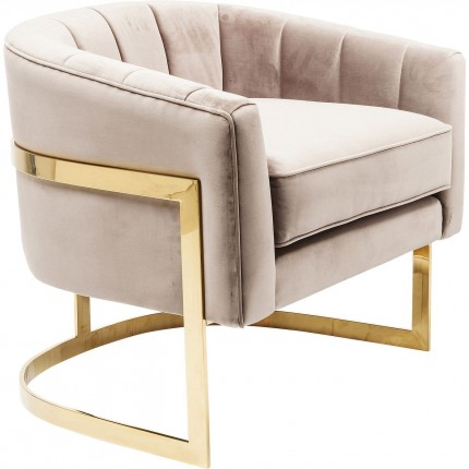 Armchair Pure Elegance velvet Kare Design