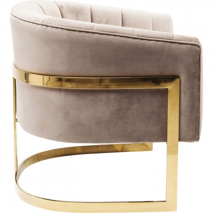 Armchair Pure Elegance velvet Kare Design