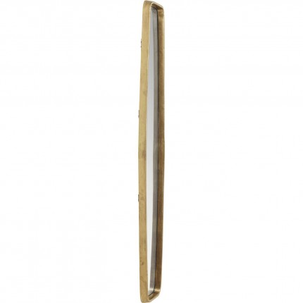 Wall Mirror Clip Brass 177x32cm Kare Design