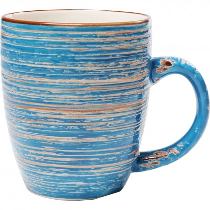 Mokken Swirl Blauw (4/Set) Kare Design