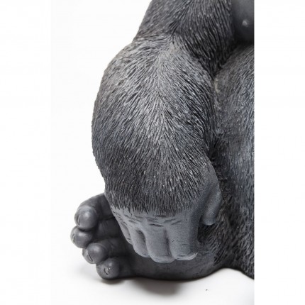 Decoratie Monkey Gorilla Side 39cm Zwart Kare Design