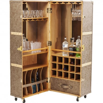 Wardrobe Trunk Bar West Coast Kare Design