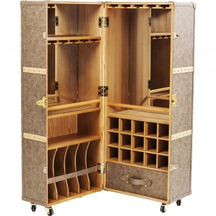 Wardrobe Trunk Bar West Coast Kare Design