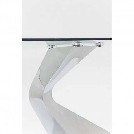 Table Gloria 200x100cm chrome Kare Design