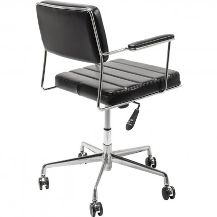 Swivel Office Chair Dottore Black Kare Design