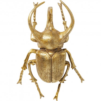 Wanddecoratie Atlas Beetle goud Kare Design