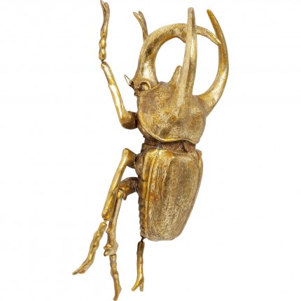 Wanddecoratie Atlas Beetle goud Kare Design