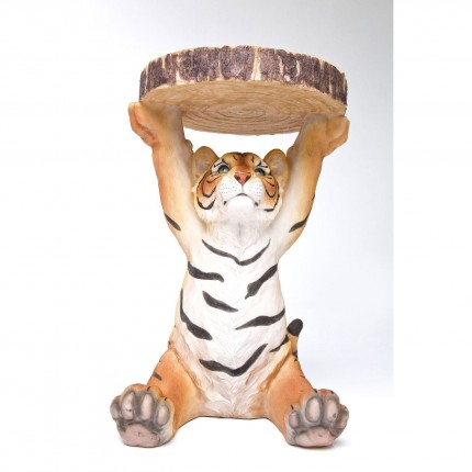 Bijzettafel Animal Tiger Ø35cm Kare Design