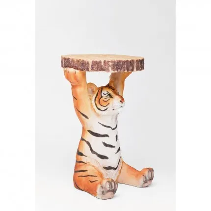 Bijzettafel Animal Tiger Ø35cm Kare Design