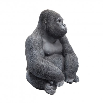 Decoratie Monkey Gorilla Side 39cm Zwart Kare Design