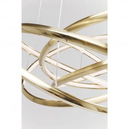 Pendant Lamp Saturn LED Gold Kare Design